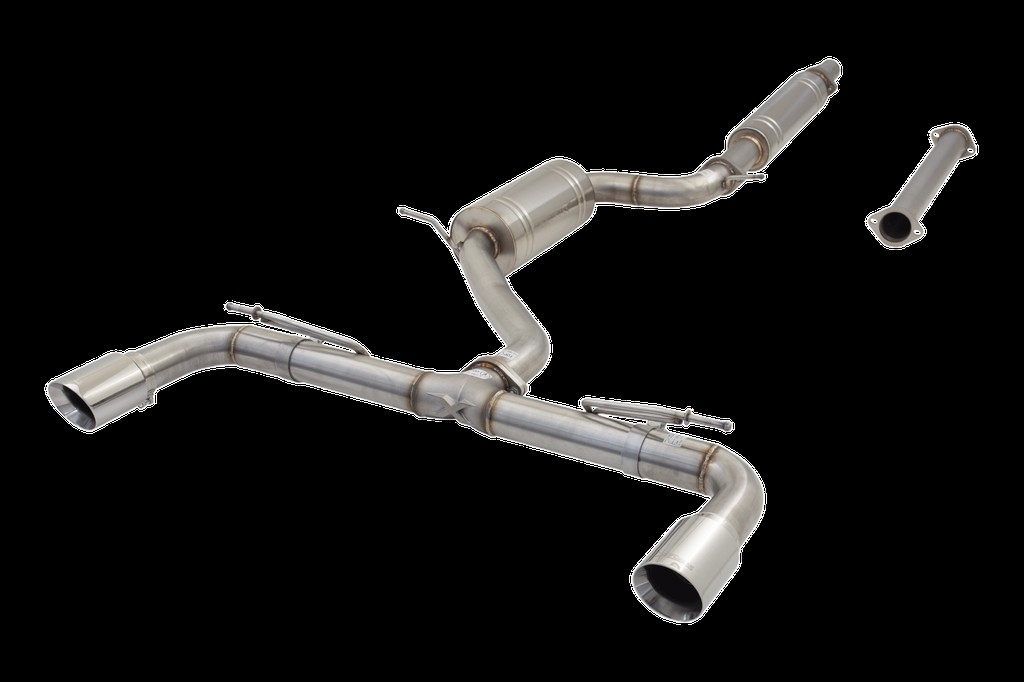 3" Cat-Back System, 304 Stainless Steel