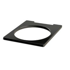 Στήριγμα Totem για μπωλ Φ23cm σε χρώμα μαύρο Plexiglass ενισχυμένο 28x26cm