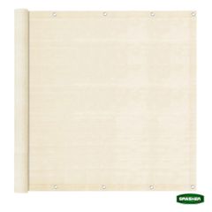 Διαχωριστικό δίχτυ μπαλκονιού 160gr/m² εκρού 1,80x6m GRASHER με κρίκους