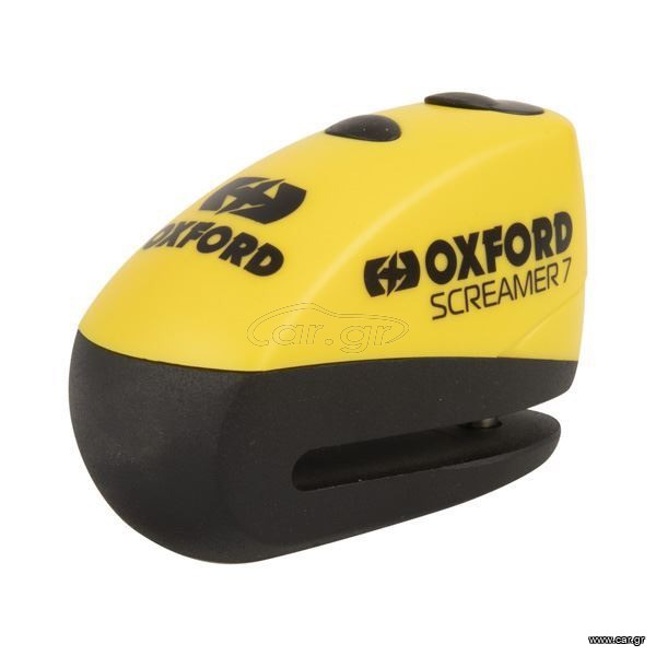 ΚΛΕΙΔΑΡΙΑ ΔΙΣΚ ΜΕ ΣΥΝΑΓΕΡΜΟ Screamer7 Alarm Disc Lock Yellow/black LK290 OXFORD