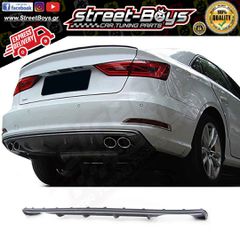 SPOILER ΔΙΑΧΥΤΗΣ ΠΙΣΩ ΠΡΟΦΥΛΑΚΤΗΡΑ [S3 TYPE] AUDI A3 8V SEDAN STANDARD | Street Boys - Car Tuning Shop |