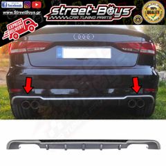 SPOILER ΔΙΑΧΥΤΗΣ ΠΙΣΩ ΠΡΟΦΥΛΑΚΤΗΡΑ [S3 TYPE] AUDI A3 8V SEDAN STANDARD FACELIFT | Street Boys - Car Tuning Shop |