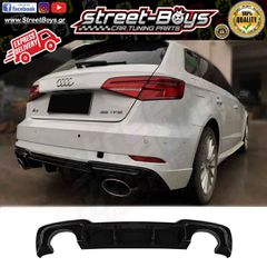 SPOILER ΔΙΑΧΥΤΗΣ ΠΙΣΩ ΠΡΟΦΥΛΑΚΤΗΡΑ [RS3 TYPE] AUDI A3 8V SPORTBACK S-LINE FACELIFT | Street Boys - Car Tuning Shop |