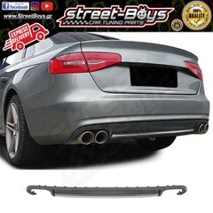 SPOILER ΔΙΑΧΥΤΗΣ ΠΙΣΩ ΠΡΟΦΥΛΑΚΤΗΡΑ [S4 TYPE] AUDI A4 B8 STANDARD | Street Boys - Car Tuning Shop |