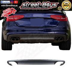 SPOILER ΔΙΑΧΥΤΗΣ ΠΙΣΩ ΠΡΟΦΥΛΑΚΤΗΡΑ [S4 TYPE] AUDI A4 B8.5 STANDARD FACELIFT | Street Boys - Car Tuning Shop |