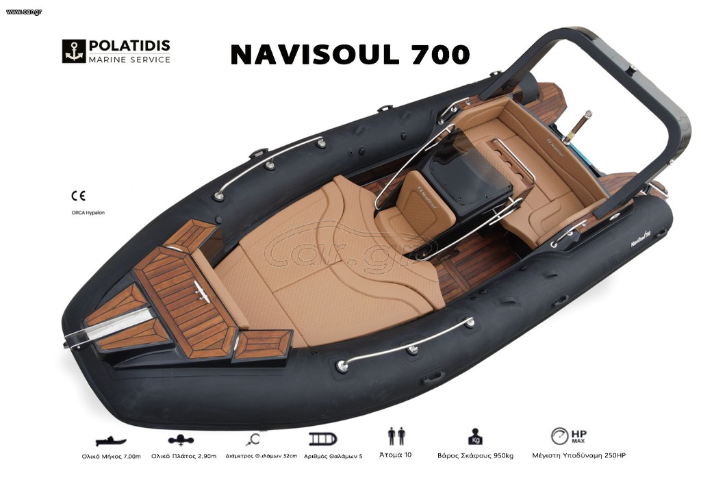 Φουσκωτό - Rib 2025 NAVISOUL 700 ΕΤΟΙΜΟΠΑΡΑΔΟΤΟ