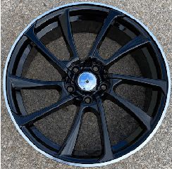E.M Audi style 1135 ABT 17×7.5 5×112 et40 ΜΑΥΡΟ µε Διαµαντε Χειλος