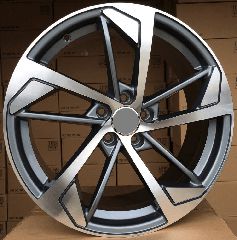 AUDI Style 5617 7,5×17 5×112 ET40 Gun Metal Face Machined