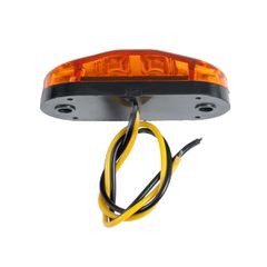 Πλευρικά Φώτα Όγκου Φορτηγών LED 2xSMD2835 DC 10-30V 2W 134lm IP66 Πορτοκαλί - Μ6.5 x W3 x H1.8cm-thumb-3