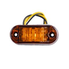 Πλευρικά Φώτα Όγκου Φορτηγών LED 2xSMD2835 DC 10-30V 2W 134lm IP66 Πορτοκαλί - Μ6.5 x W3 x H1.8cm-thumb-2