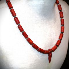 Κολιέ γνήσια Κοράλλια Ασήμι sterling silver 925 - κλείσιμο καταστήματος SST121