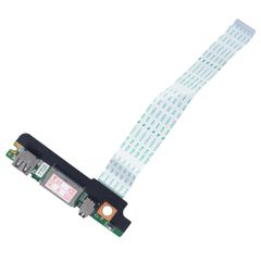 Πλακέτα USB - IO Power USB Audio SD Card Reader Board για Laptop Lenovo IdeaPad 700-15ISK 80RU 5C50K85909 455.06R02.0002 455.06R02.0001 με καλωδιοταινία ( Κωδ.1-BRD239 )