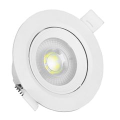Φωτιστικό LED Spot Οροφής Mini Downlight 5W 230v 550lm 50° με Κινούμενη Βάση Φ9 Ψυχρό Λευκό 6000k