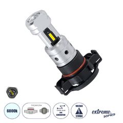 Λάμπα Αυτοκινήτου & Μοτοσυκλέτας LED PXS24W/2504 3rd Generation Can-Bus Extreme Series 5xSMD1860 CSP 8.5W 1200lm 360° DC 12V IP20 - Μ4 x Π2.8 x Υ6cm Μαύρο - Ψυχρό Λευκό 6000K - 2 Χρόνια Εγγύηση