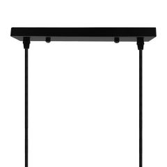 DIY Ροζέτα Φωτιστικού Μαύρη Ορθογώνια 300x50mm με 2 Τρύπες