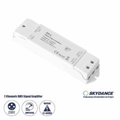 DA-L SKYDANCE DC DMX512 Signal Amplifier 2 Καναλιών DC 12-48V - IP20  Μ17.5 x Π4.5 x Υ2.5cm - 5 Χρόνια Εγγύηση