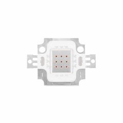 Υψηλής Ισχύος LED COB BRIDGELUX 10W 500lm DC 6-8V - M2.9 x P2 x Y0.3cm - Κόκκινο - 2 Χρόνια Εγγύηση