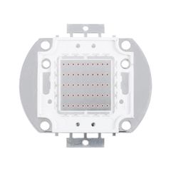 Υψηλής Ισχύος LED COB BRIDGELUX 50W 2500lm DC 20-24V - Μ5.6 x Π5.2 x Υ0.6cm - Κόκκινο - 2 Χρόνια Εγγύηση