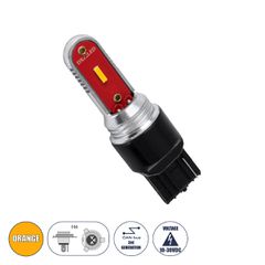 Λάμπα Αυτοκίνητου T20 - 7440 - W21W 3rd Generation Can-Bus Extreme Series LED 2 DUO DXZ 15W 1200lm 240° DC 9-30V IP20 Πορτοκαλί