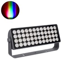 Προβολέας Wall Washer για Φωτισμό Κτιρίων LED 600W 33490lm 15° DC 24V Αδιάβροχο IP65 Μ54 x Π13 x Υ25cm RGBW DMX512 - Γκρι Ανθρακί - 3 Years Warranty