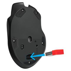 MOUSE DEFENDER GM-213 THUNDER RF 1600dpi 8P BLACK-thumb-1