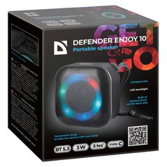 BLUETOOTH SPEAKER DEFENDER ENJOY 10 3W CZARNY-thumb-4