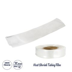 Θερμοσυστελλόμενο - Μακαρόνι Φ30mm/15mm - Τεμάχιο Μήκους 20cm Στεγανοποίησης για Όλες τις Neon Flex LED DC 24V & DC 230V Αδιάβροχο IP65 Μ20 x Π5 x Υ0.35cm - Διάφανο