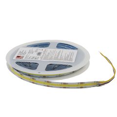 Ταινία LED COB γραμμικού φωτισμού 5m 24VDC 14W/m CCT 2700k έως 6500k απόχρωση φωτός 608led/m IP54