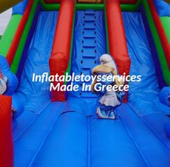 Φουσκωτό παιχνίδι. Φουσκωτή τσουλήθρα. Επαγγελματικό φουσκωτό παιχνίδι. Παρέχονται για ενοικίαση σε παιδότοπο ή πρός πώληση