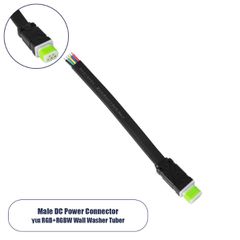 Ταχυσύνδεσμος Τροφοδοσίας για Wall Washer Tuber IP65 - 5 Καλώδια +/- σε Power Connector 5 PIN Male για Πολύχρωμα RGB+RGBW