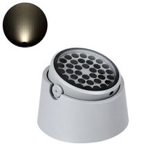 Κινούμενος Προβολέας - Σποτ Φωτισμού Wall Washer για Φωτισμό Κτιρίων LED 60W 5700lm 5° DC 24V Αδιάβροχο IP67 Φ30 x Υ21cm Φυσικό Λευκό 4500K - Γκρι - 3 Years Warranty