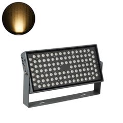 Προβολέας Wall Washer για Φωτισμό Κτιρίων LED 100W 9000lm 30° DC 24V Αδιάβροχο IP65 Μ45.5 x Π28 x Υ10cm Θερμό Λευκό 2700K - Γκρι Ανθρακί - 3 Years Warranty