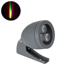 Σποτ Φωτισμού Ειδικό για Φυτά - Δέντρα LED 6W 630lm 15° DC 24V Αδιάβροχο IP67 Μ6.6 x Π9 x Υ12cm RGBW DMX512 - Γκρι Ανθρακί - 3 Years Warranty