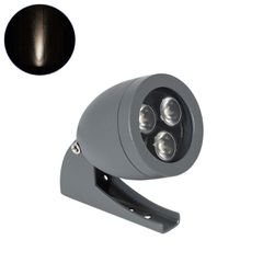 Σποτ Φωτισμού Ειδικό για Φυτά - Δέντρα LED 6W 690lm 15° DC 24V Αδιάβροχο IP67 Μ6.6 x Π9 x Υ12cm Φυσικό Λευκό 4500K - Γκρι Ανθρακί - 3 Years Warranty