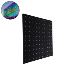 Ψηφιακό Πάνελ Πρόσοψης Κτιρίων LED SMD 3535 75W/m2 100LED/m2 100PIXEL/m2 SPI/TTL Protocol IC UCS512B 4500lm/m2 120° DC 12V IP67 RGB - Μαύρο Σώμα - Μ100 x Π100 x Υ3cm