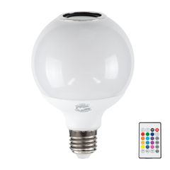 Λάμπα LED E27 G95 Γλόμπος 12W 780lm 260° με Ενσωματωμένο Bluetooth Ηχείο 3W AC 220-240V IP20 Φ9.5 x Υ13.5cm - Εναλλαγή Φωτισμού μέσω Τηλεχειριστηρίου & Μέσω Smart Home Εφαρμογής HappyLighting APP - Πο