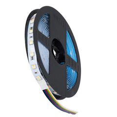 Ταινία LED SMD 5050 RGBW + WW 5in1 5m 24W/m 60LED/m 120° DC 24V IP20 2400lm/m Πολύχρωμη RGB - Ψυχρό Λευκό 6000K - Φυσικό Λευκό 4500K - Θερμό Λευκό 2700K - 5 Χρόνια Εγγύηση
