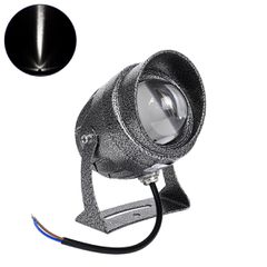 Σποτ Φωτισμου Wall Washer LED 16W 1600lm 3° DC 24V Αδιάβροχο IP65 Φ9 x Υ12cm Ψυχρό Λευκό 6000K - Σφυρήλατο Γκρι - 3 Years Warranty