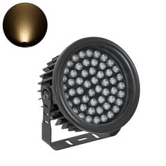 Προβολέας Wall Washer για Φωτισμό Κτιρίων LED 54W 4860lm 30° DC 24V Αδιάβροχο IP65 L24.5 x W24.5 x H14.7cm Θερμό Λευκό 3000K - Μαύρο - 3 Years Warranty