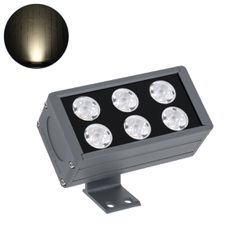 Προβολέας Wall Washer για Φωτισμό Κτιρίων LED 24W 2280lm 5° DC 24V Αδιάβροχο IP65 L16 x W9.5 x H7.5cm Φυσικό Λευκό 4500K - Γκρι Ανθρακί - 3 Years Warranty