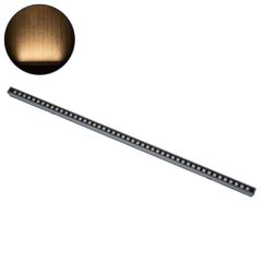 Ψηφιακή Μπάρα Φωτισμού Wall Washer Digital Pixel Facade Tuber Bar LED 12W 840lm 45° DC 24V Αδιάβροχο IP65 L100 x W3.5 x H3.2cm Θερμό Λευκό 2700K DMX512 - Γκρι Ανθρακί με Pixel Lens Φακούς - 3 Years Wa