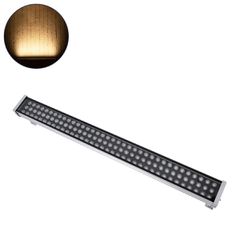 Μπάρα Φωτισμού Wall Washer LED 216W 19440lm 10° DC 24V Αδιάβροχο IP67 L100 x W10.2 x H9.5cm Θερμό Λευκό 2700K - Ασημί - 3 Years Warranty