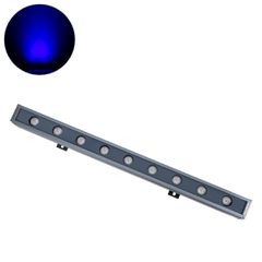 Μπάρα Φωτισμού Wall Washer LED 9W 900lm 30° DC 24V Αδιάβροχο IP65 Μ50 x Π4 x Υ5cm Μπλε - Γκρι Ανθρακί - 3 Years Warranty