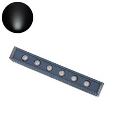 Μπάρα Φωτισμού Wall Washer LED 6W 720lm 30° DC 24V Αδιάβροχο IP65 Μ30 x Π4 x Υ5cm Ψυχρό Λευκό 6000K - Γκρι Ανθρακί - 3 Years Warranty
