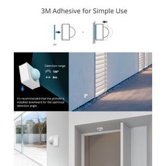 Smart 433MHZ RF PIR Motion Sensor 6m/110° Detection-thumb-16