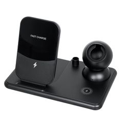 Επιτραπέζια Σταθερή Βάση Ασύρματης Φόρτισης Fast Charging για Κινητά - Earphones - Smart Watches - Pencil 4 Καναλιών - 1 Channel 15W Max (Phone) - 2 Channel 3W (Airpod) - 3 Channel 2W (Watch) - 4 Chan