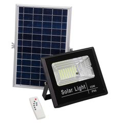 Αυτόνομος Ηλιακός Προβολέας LED SMD 25W 2000lm με Ενσωματωμένη Μπαταρία 3000mAh - Φωτοβολταϊκό Πάνελ με Αισθητήρα Ημέρας-Νύχτας και Ασύρματο Χειριστήριο RF 2.4Ghz Αδιάβροχος IP66 Ψυχρό Λευκό 6000K