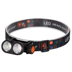 Φακός Κεφαλής Επαναφορτιζόμενος LED CREE XML2-T6 Chip 25 Watt 2500lm με 1 x 18650 Μπαταρία 3400mAh Θερμό Λευκό 3000K & Ψυχρό Λευκό 6000K