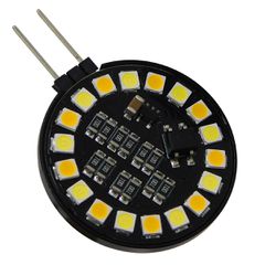 Λάμπα G4 LED SMD 2835 5W 600lm 120° DC 12V Side Pin CCT Θερμό 2700 K έως Ψυχρό 6000K Change by On/Off