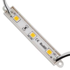 20 Τεμάχια x LED Modules 3 x SMD 5050 0.8W 70lm DC 12V Αδιάβροχο IP66 Θερμό Λευκό 3000K
